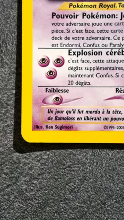 Carte Pokemon Roigada 14/111 Neo Genesis Rare Holo Francais Vintage Occasion - Image 5