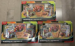 Pokemon TCG Incineroar ex and Torterra ex Special Collection Box - Lot of 3 NEW - Image 1