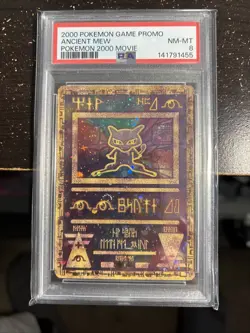 2000 Pokemon Game Promo Ancient Mew 2000 Movie PSA 8 - Image 1
