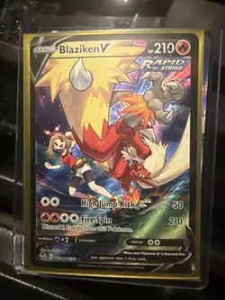 Pokemon SWSH12: Silver Tempest Trainer Gallery Blaziken VMAX TG15/TG30 - Image 1