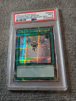 Yu-Gi-Oh!!! Charge if of the Light Brigade Quarter Century Rare PSA 9 - Image 1