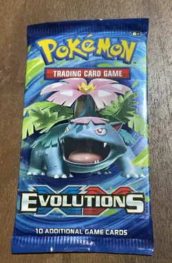 Pokemon TCG XY Evolutions Booster Pack Venusaur Art Factory Sealed 10 Cards - Image 1