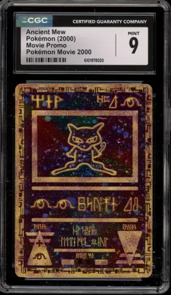 Pokemon Ancient Mew Movie 2000 Promo CGC 9 Mint - Image 1