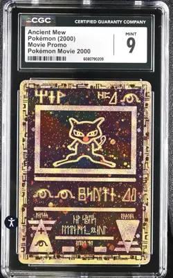 Ancient Mew 2000 Pokemon Movie Promo Holo CGC 9 MINT - Image 2