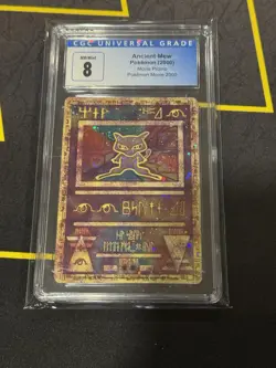 2000 Pokemon TCG Ancient Mew Pokemon Movie Promo CGC Graded NM/Mint 8 - Image 1