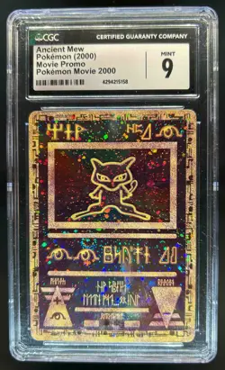 2000 Pokemon Movie Promos Ancient Mew #NNO CGC 9 - Image 1