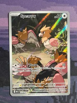 Spearow 151/132 Pokemon Mega Evolution Illustration Rare Near Mint - Image 1
