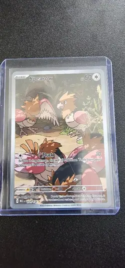 Pokemon Spearow 151/132 Illustration Rare Mega Evolution Near Mint - Image 1