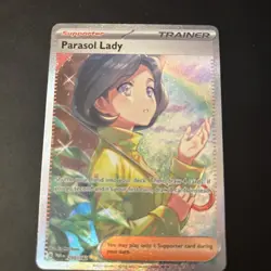 Parasol Lady Secret Illustration Card Paradox Rift 255/182 Near Mint Condition - Image 1