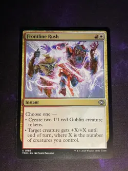 MTG * Frontline Rush DragonStorm * 1X * NM - Image 1