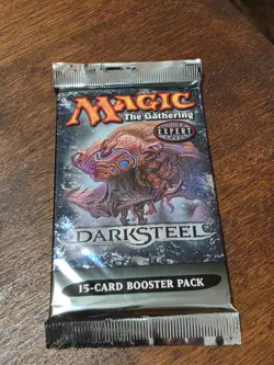 Magic the Gathering Darksteel 15 Card Booster Pack New SEALED - Image 1