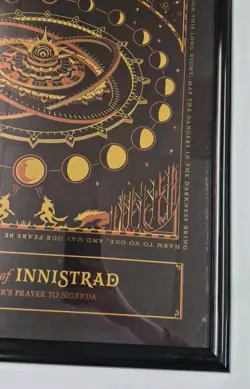 Magic the Gathering Innistrad Midnight Hunt Framed Foil Promo Poster READ - Image 2