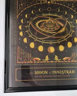 Magic the Gathering Innistrad Midnight Hunt Framed Foil Promo Poster READ - Image 5