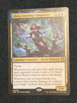 Alela, Cunning Conqueror Magic Wilds of Eldraine Regular NM - Image 1