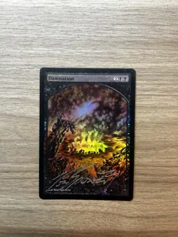 DAMNATION SIGNED RON SPENCER FOIL PLAYER REWARDS PROMO MTG magic The Gathering - Image 1