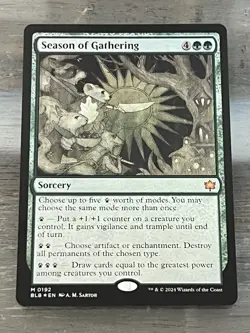 Season of Gathering - FOIL - Bloomburrow (BLB) - EN M 0192 - Image 1