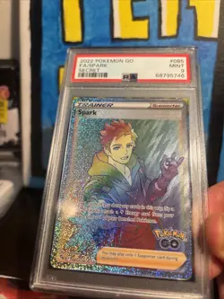 PSA 9 MINT 2022 Pokemon Go SPARK #085 Full Art Ultra Rare Secret - Image 2