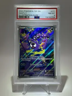 2024 POKEMON TEF EN-TEMPORAL FORCES ILLUSTRATION RARE #177 GASTLY - Image 1