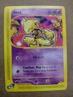 Abra 93/165 NON-HOLO - Expedition - eREADER - WOTC POKEMON CARD - NM/M Condition - Image 3