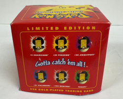 Limited Edition 23k Gold-Plated Pokemon Trading Card from Burger King - Pikachu - Image 2