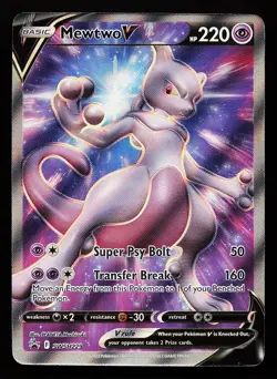 Mewtwo V SWSH229 Full Art Sword & Shield Promo Pokemon Card - Image 1