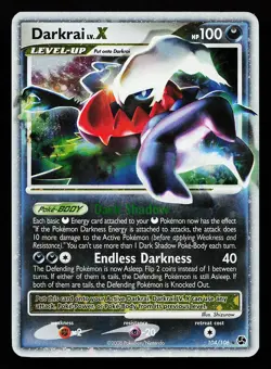 Darkrai LV.X 104/106 Ultra Rare Great Encounters Pokemon Card - Image 1