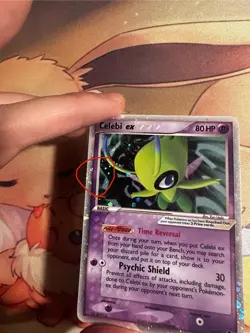 Pokemon Celebi ex 17/17 Pop Series 2 Holo SWIRL - Near Mint/LP+ - Image 2