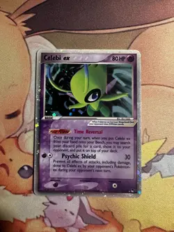Pokemon Celebi ex 17/17 Pop Series 2 Holo SWIRL - Near Mint/LP+ - Image 3