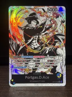 Portgas.D.Ace (002) (Parallel) ST13-002 Ultra Deck: The Three Brothers Foil - Image 1