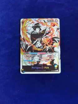 Portgas.D.Ace (002) (Parallel) ST13-002 Ultra Deck: The Three Brothers Foil - Image 1