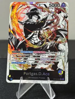 Portgas.D.Ace (002) (Parallel) ST13-002 Ultra Deck: The Three Brothers Foil - Image 1