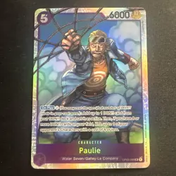 One Piece TCG Card Paulie OP03-066 SR English Pillars of Strength NM - Image 1