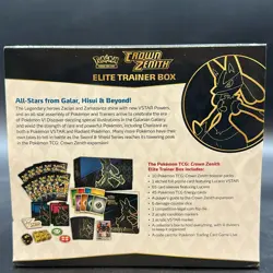 Pokemon TCG Crown Zenith Elite Trainer Box ETB Sealed - Image 4