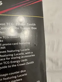 Pokemon TCG Crown Zenith Pokemon Center Elite Trainer Box Plus New Sealed Mint - Image 4