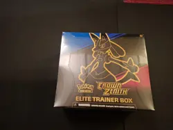 Crown Zenith Elite Trainer Box New Sealed Pokemon TCG - Image 1