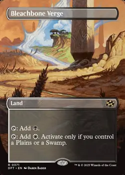 Bleachbone Verge BORDERLESS FOIL - Aetherdrift DFT MTG NM - Image 1