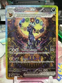 Pokemon TCG Umbreon ex 161/131 SIR Scarlet & Violet Prismatic Evolutions NM - Image 1