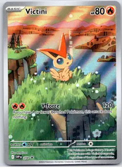 POKEMON TCG VICTINI 208 SVP EN PROMO SCARLET & VIOLET POKEMON - Image 1