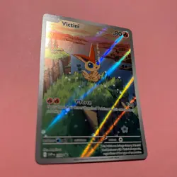 Victini SVP 208 NM Holo Full Art Black Star Promo Scarlet & Violet Pokemon Card - Image 3