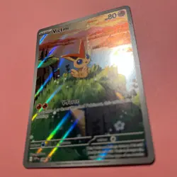 Victini SVP 208 NM Holo Full Art Black Star Promo Scarlet & Violet Pokemon Card - Image 5