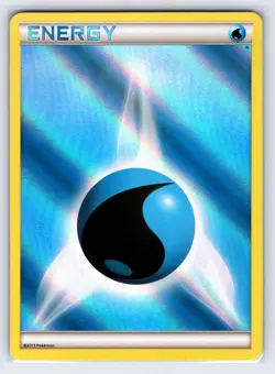 Water Energy 2013 Black & White Pokemon Card Reverse Holo - Vlp - Image 1