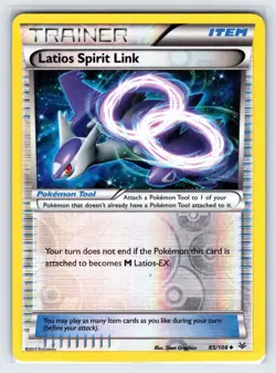 Latios Spirit Link 85/108 2015 XY Roaring Skies Pokemon Card Reverse Holo - Vlp - Image 1