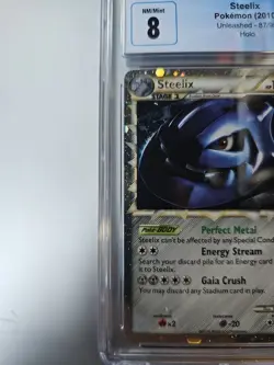 Steelix Prime 87/95 Ultra Rare Holo HGSS Unleashed Pokemon Card 2010 NM - Image 2