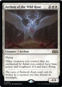 MTG Magic the Gathering Archon of the Wild Rose (1/475) Wilds of Eldraine - Image 1