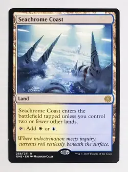 MTG NM Seachrome Coast Phyrexia All Will Be One Magic The Gathering - Image 1