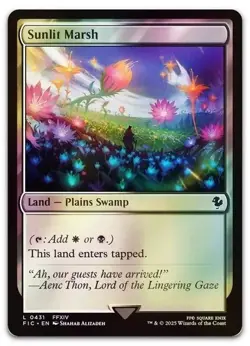 Sunlit Marsh (Surge Foil) #431 (LP) Final Fantasy FIC Magic MTG - Image 1