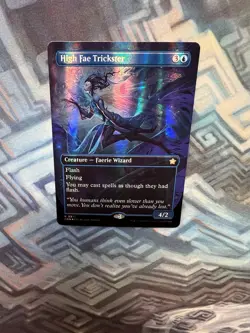 MTG Borderless Mana Foil High Fae Trickster NM Unplayed Foundations - Image 3