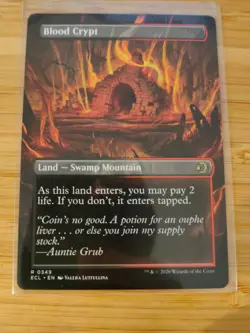 MTG Blood Crypt (Borderless) 0349 Lorwyn Eclipsed M/NM Free UK P&P - Image 2