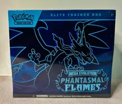 NEW 2025 Pokemon Mega Evolution Phantasmal Flames Elite Trainer Box ETB, IN HAND - Image 1