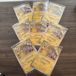 Pikachu At The Museum PROMO X8- Jumbo Pokemon Trading Card x 8 Fast shipping - Image 1